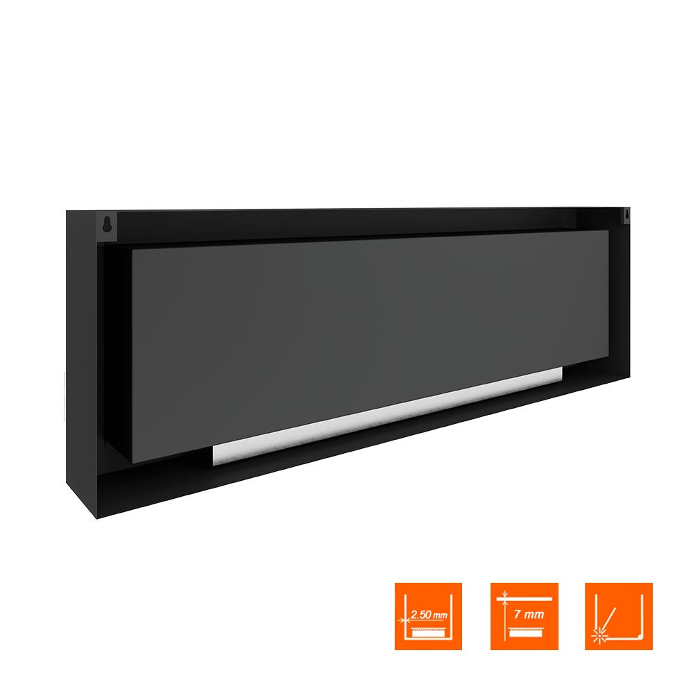 Биокамин SteelHeat WALL ONE 1700 черный, стекло, стемалит Биокамин SteelHeat WALL ONE 1700 черный, стекло, стемалит по цене 94 710 руб.