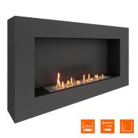 Биокамин SteelHeat WALL GRAND 1200 черный Биокамин SteelHeat WALL GRAND 1200 черный
