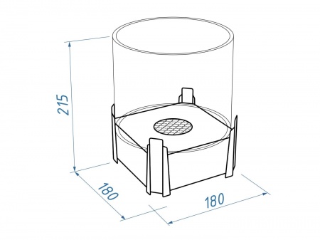 Настольный биокамин Lux Fire Зодиак "Рыбы" Белый по цене 15 000 руб.