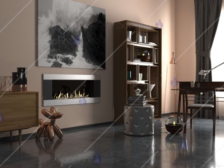 Биокамин Mercury Horizontal 1500 SappFire по цене 56 400 руб.