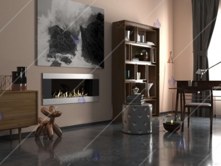 Биокамин Mercury Horizontal 1500 SappFire по цене 56 400 руб.