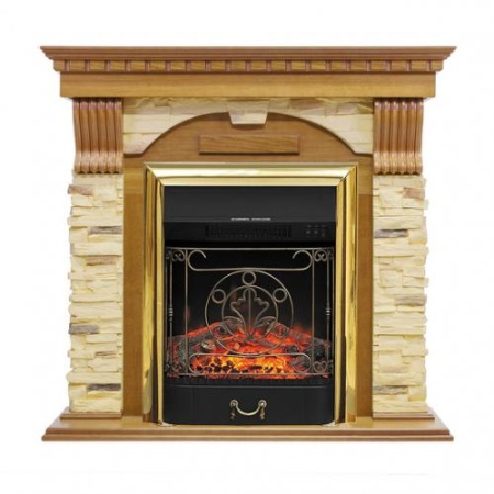 Dublin арочный сланец (дуб)+Majestic FX Brass