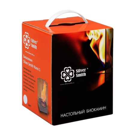 Биокамин настольный Silver Smith Mini 1 Premium White по цене 14 900 руб.