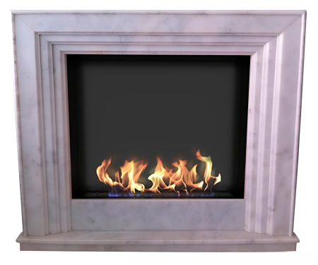 Биокамин в мраморном портале "Русский огонь" Cascade по цене 175 000 руб.