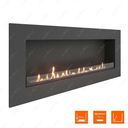 Биокамин SteelHeat GRAND 1500 XL стекло по цене 57 400 руб.