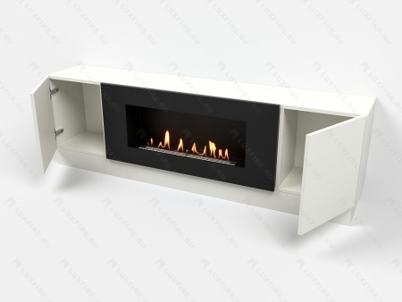 Тумба универсальная Lux Fire "Байкал" 1600, белый, с биокамином 900 по цене 73 854 руб.