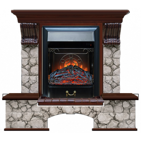 Бостон К Карелия (красное дерево)+Majestic Black